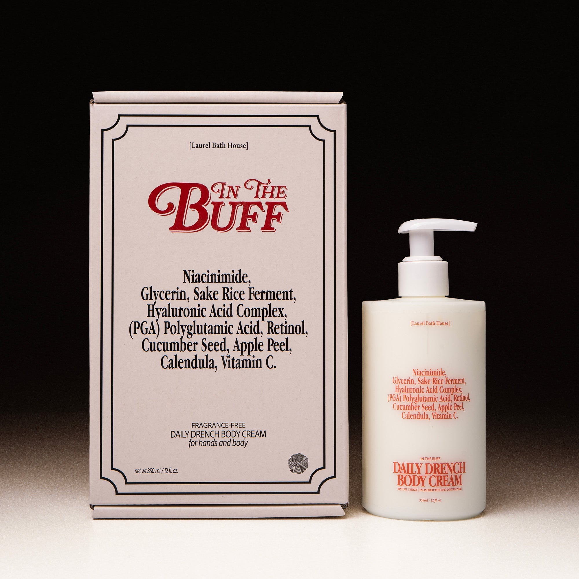 Laurel Bath House Daily Drench Body Cream | In The Buff — main product shot