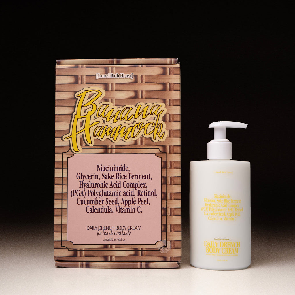 Laurel Bath House Daily Drench Body Cream  | Banana Hammock — main product shot