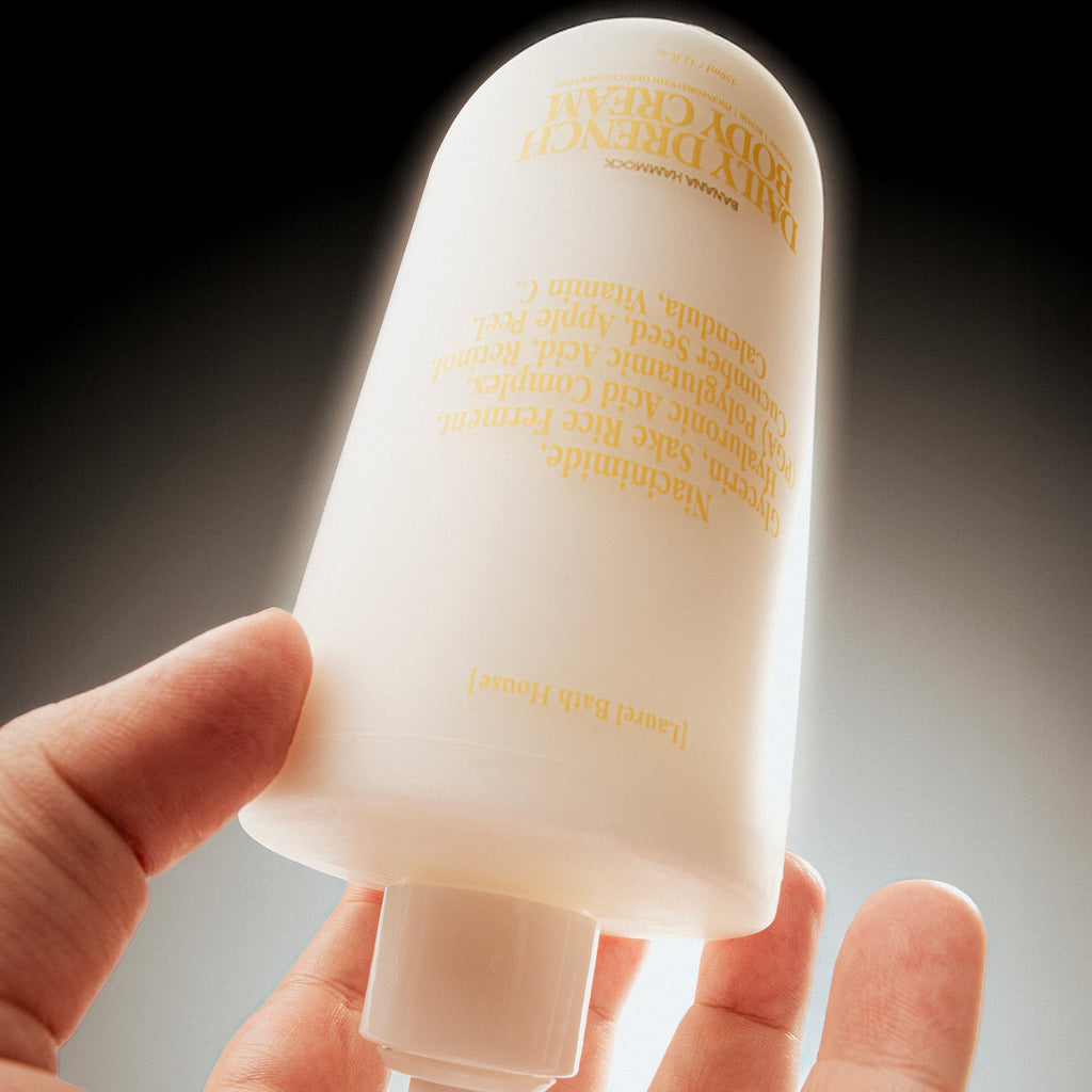 Laurel Bath House Daily Drench Body Cream  | Banana Hammock — detail close-up