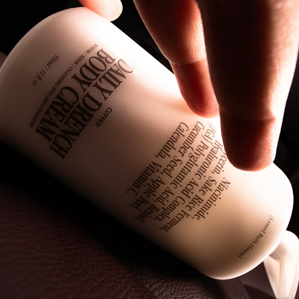 Laurel Bath House Daily Drench Body Cream | Cuffed — lifestyle context