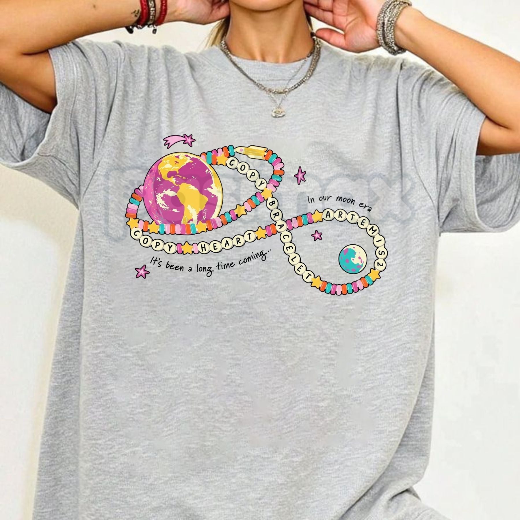 Artemis II NASA Mission T-Shirt – Vintage Feel Space Exploration Graphic Tee, Premium 100% Cotton Lunar Return Statement Top, Soft Lived-In Heavyweight NASA Artemis II Logo Shirt, Made in USA