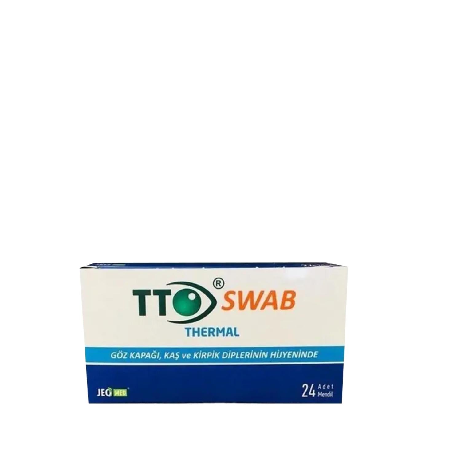 TTO Thermal Eye Makeup Remover Wipes - Gentle, Pre-moistened Wipes for Sensitive Eyes, 24 Count