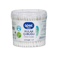 Wee Baby Cotton Swabs - 200 Count, Gentle Ear Cleaning for Babies, Kids & Adults