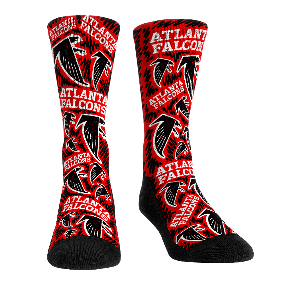 Rock 'Em Socks Rock 'Em Socks Atlanta Falcons - Throwback Logo Sketch — main product shot