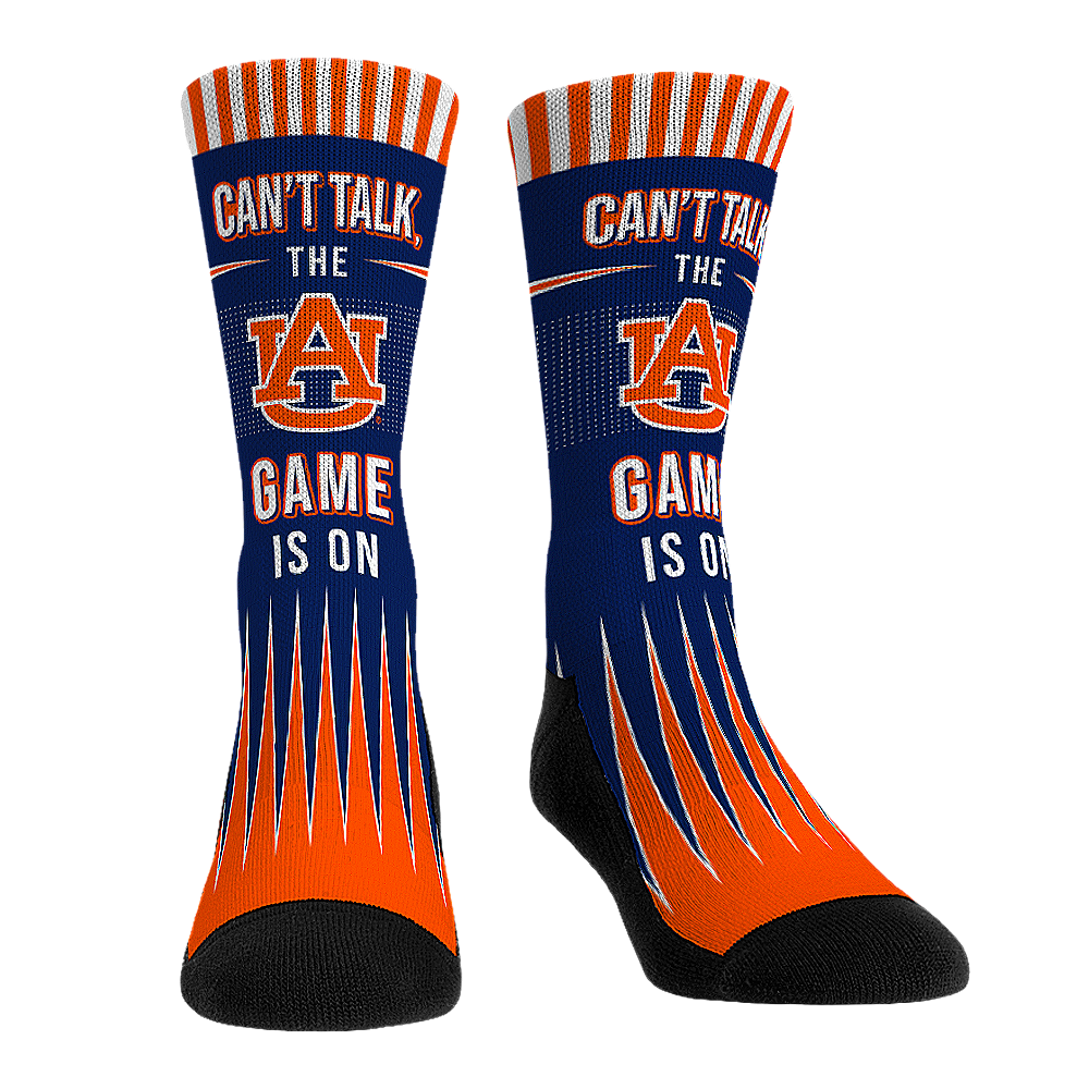 Rock 'Em Socks Rock 'Em Socks Auburn Tigers - Can't Talk — main product shot