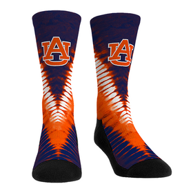 Rock 'Em Socks Auburn Tigers - V Shape Tie Dye