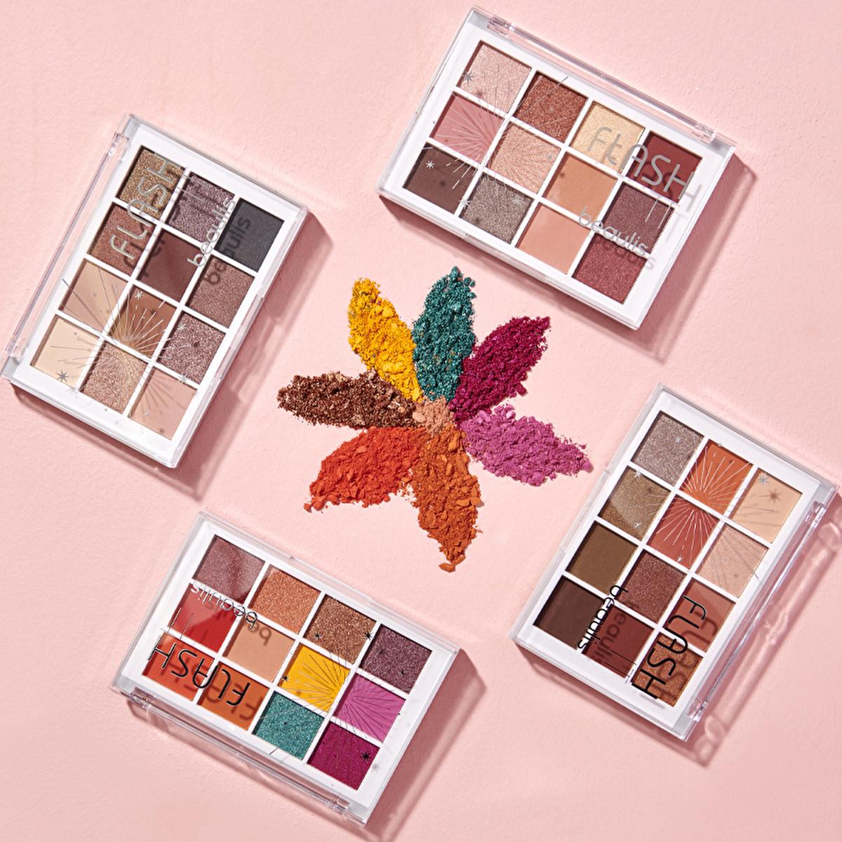 Beaulis Makeup Eyeshadow Palette - 12 Shades for Versatile Eye Makeup, Matte & Shimmer Finishes