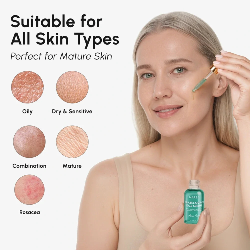 Maree Redness Soothing Azelaic Acid Serum — in-use photo
