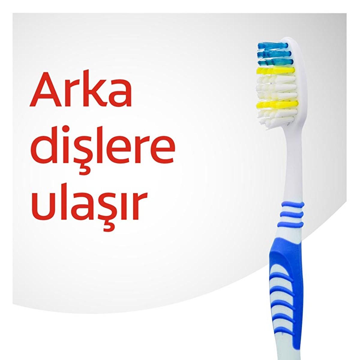 Colgate Extra Clean Manual Toothbrush - Effective Oral Hygiene for Back Teeth, Soft Tongue Cleaner, and Hard-to-Reach Areas - Dental Care Essentials