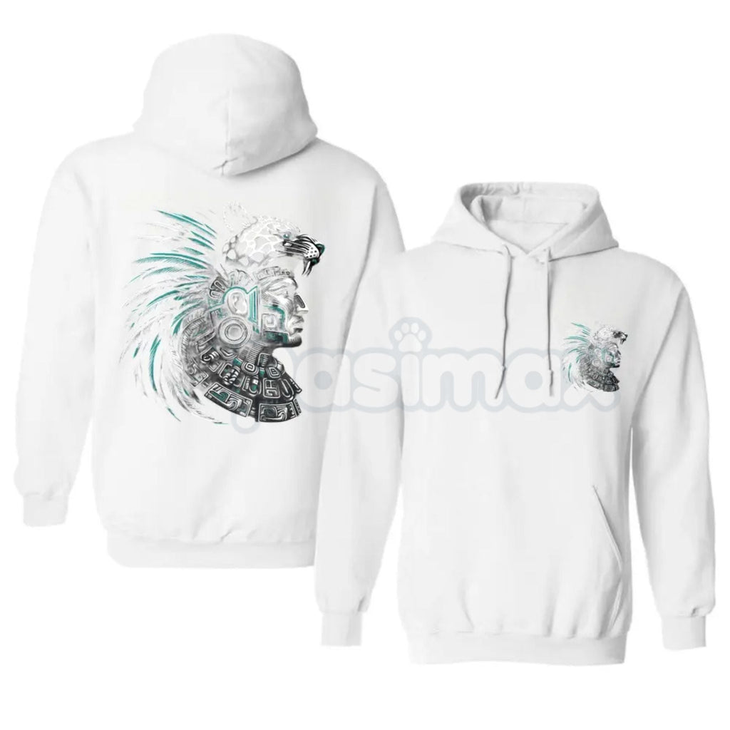 Pasimax Aztec Art Chicano Graphic Oversized Hoodie – Indigenous Mex Clothes Pullover, Unisex Cultural Streetwear — main produ