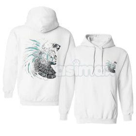 Aztec Art Chicano Graphic Oversized Hoodie – Indigenous Mex Clothes Pullover, Unisex Cultural Streetwear