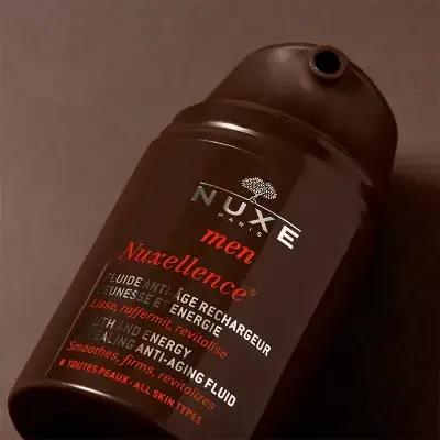 Nuxe Men Nuxellence Anti-Aging Face Cream: Reduce Wrinkles, Energize & Smooth Skin - Paraben Free - 1.69 fl oz