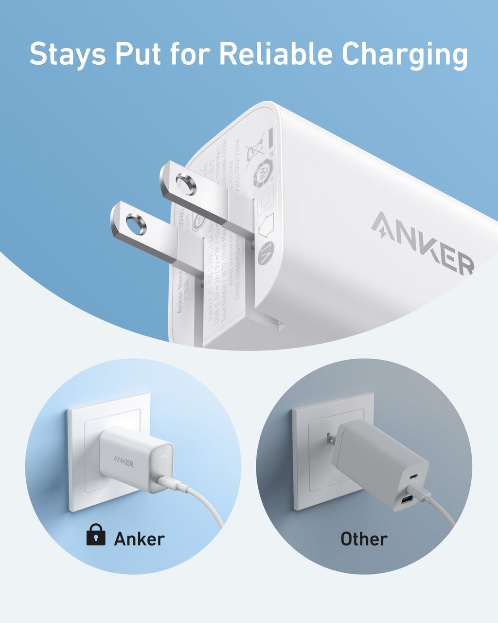 Anker Nano Charger (100W) with USB-C Cable, view 4