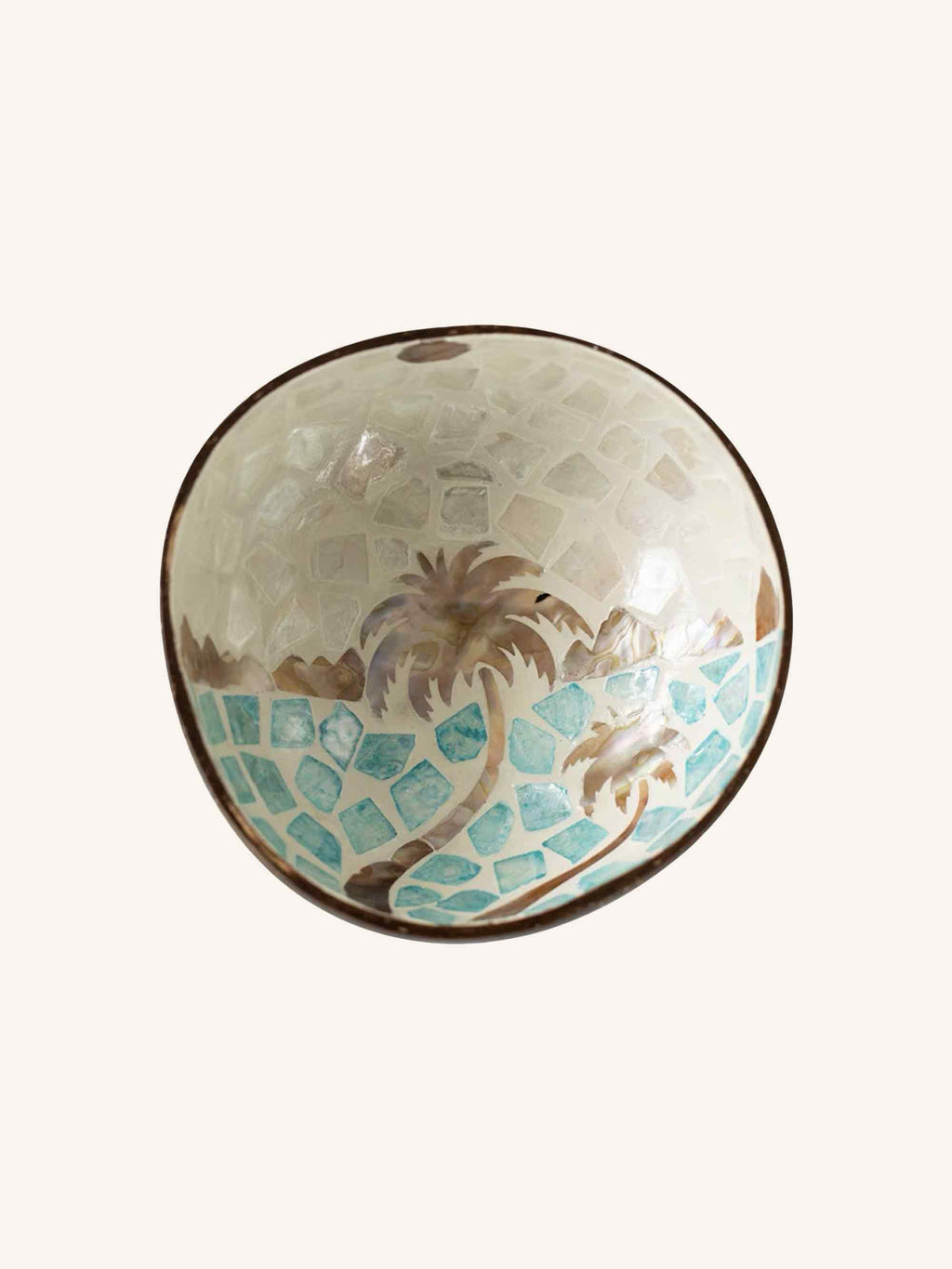 LINTICO LINTICO HANDMADE NATURAL SHELL COCONUT BOWL DECOR — detail shot 6