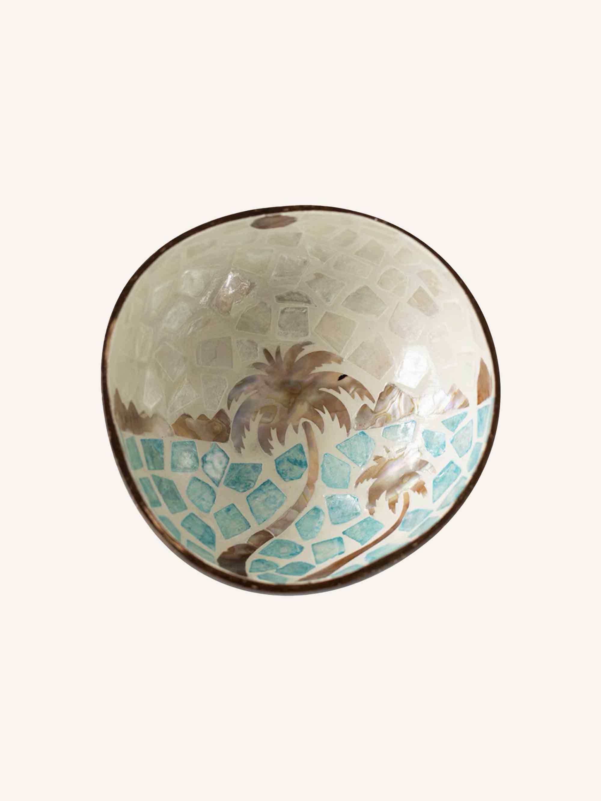 LINTICO LINTICO HANDMADE NATURAL SHELL COCONUT BOWL DECOR — detail shot 6