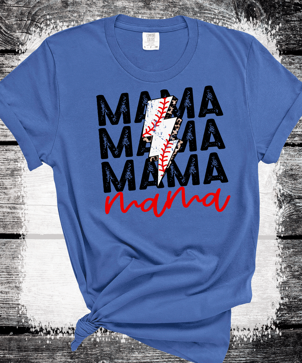 A Blessed Texas Mess Boutique Baseball Mom LIghtning Bolt, Baseball Mom Shirt, Baseball Shirt For Women,… — dtf / graphic shirts category context