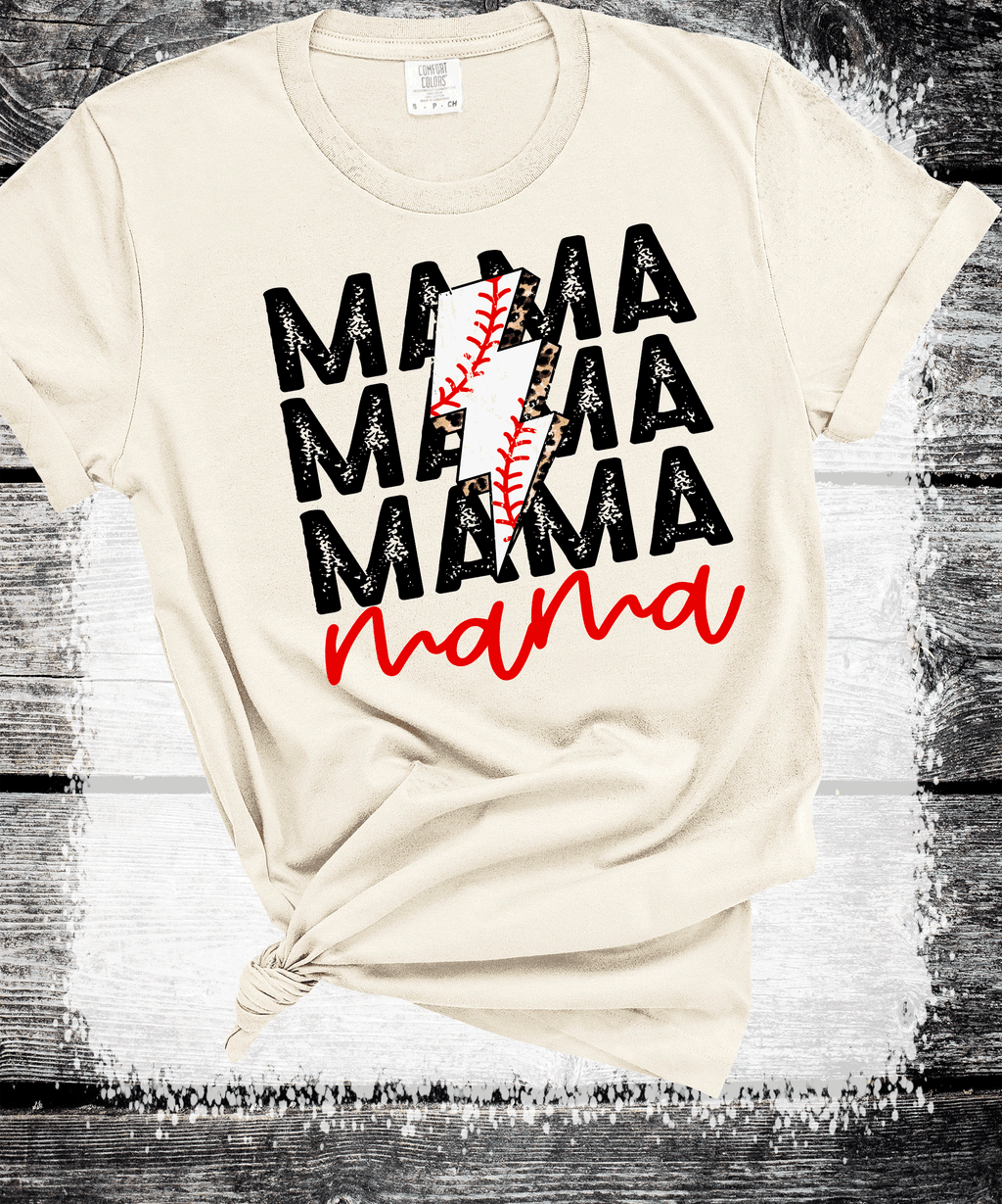 A Blessed Texas Mess Boutique Baseball Mom LIghtning Bolt, Baseball Mom Shirt, Baseball Shirt For Women,… — construction detail