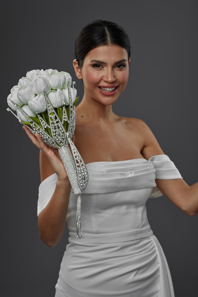 Bridesmaid Bouquet Holder, Bridal Accessories – Bridal Port, view 11