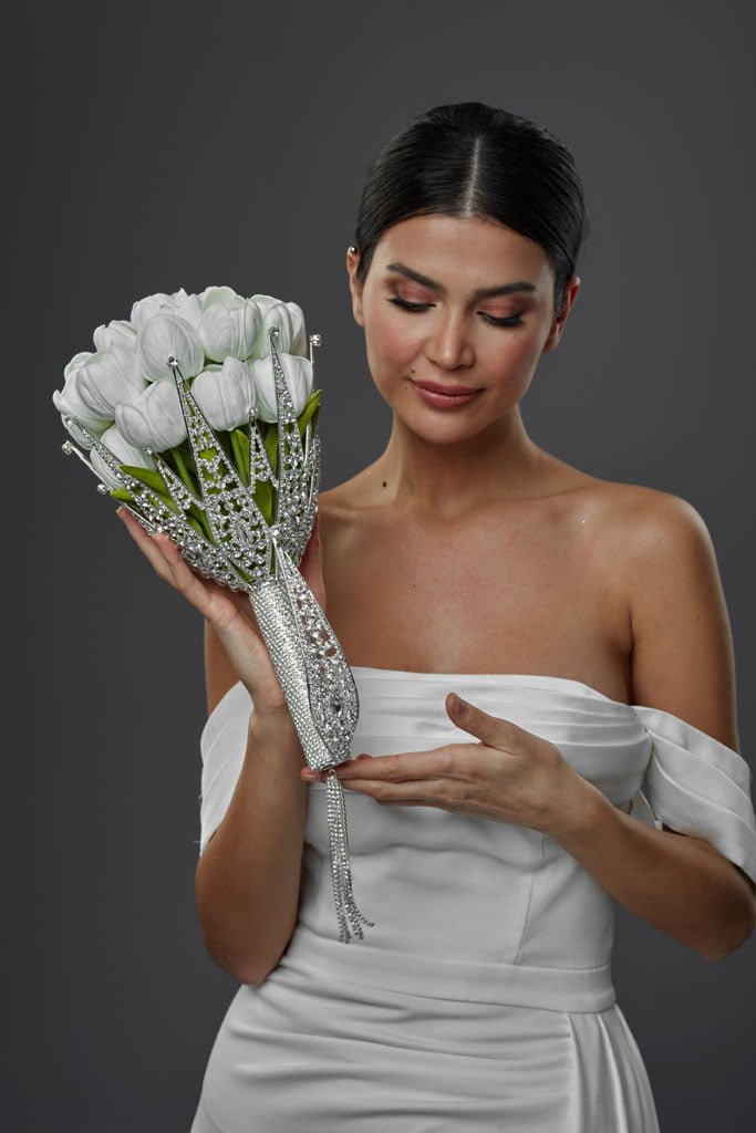 Bridesmaid Bouquet Holder, Bridal Accessories – Bridal Port, view 12