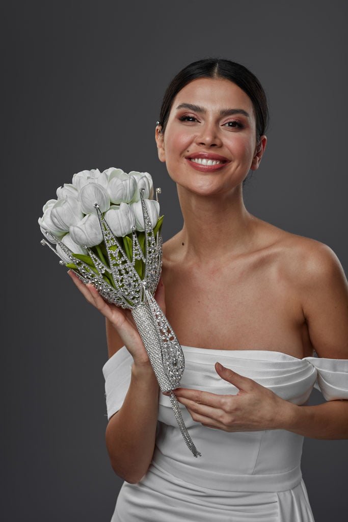 Bridesmaid Bouquet Holder, Bridal Accessories – Bridal Port, view 13