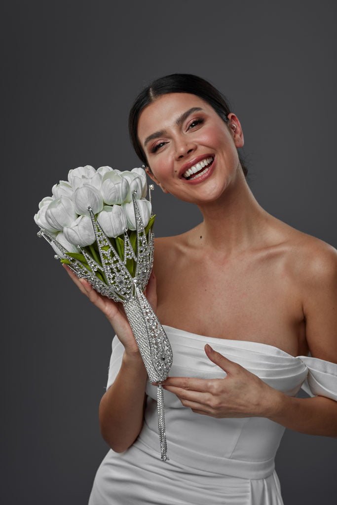 Bridesmaid Bouquet Holder, Bridal Accessories – Bridal Port, view 14
