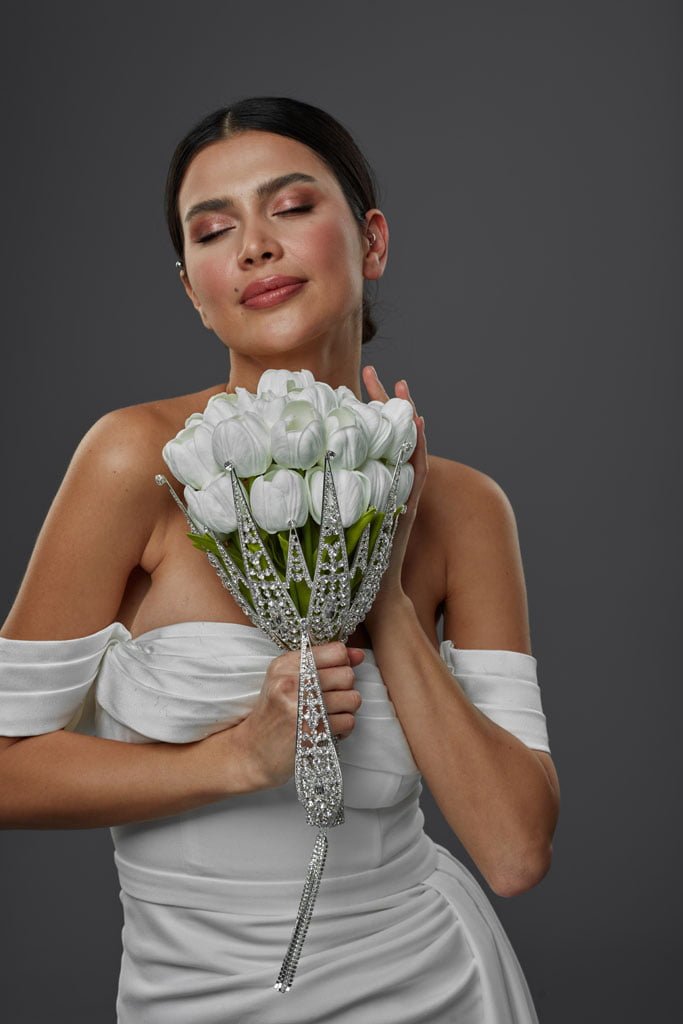 Bridesmaid Bouquet Holder, Bridal Accessories – Bridal Port, view 2