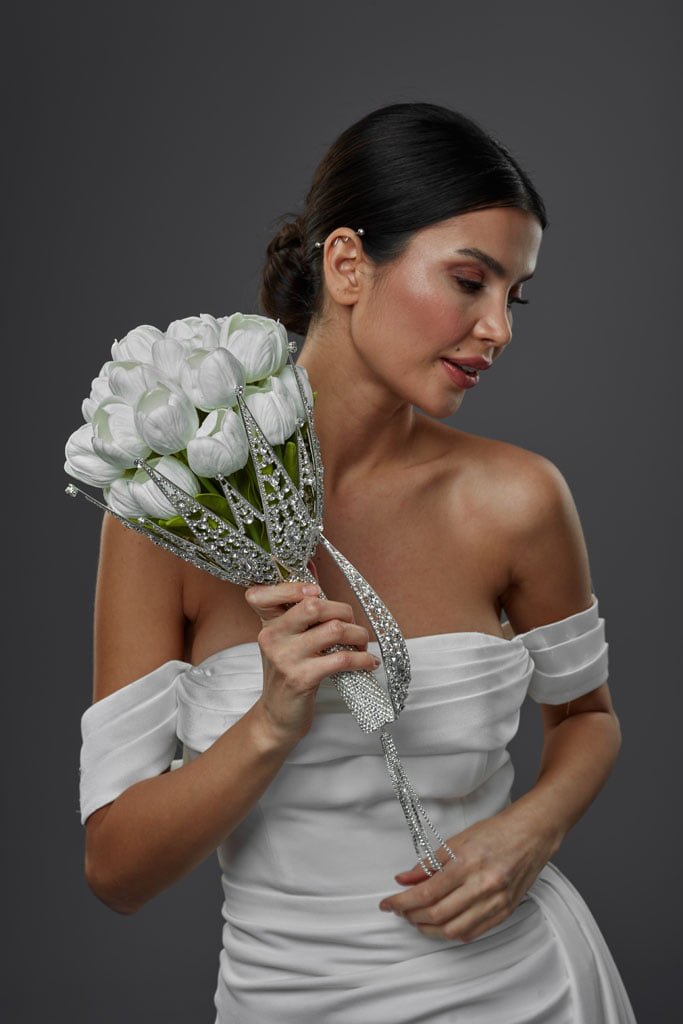 Bridesmaid Bouquet Holder, Bridal Accessories – Bridal Port, view 4