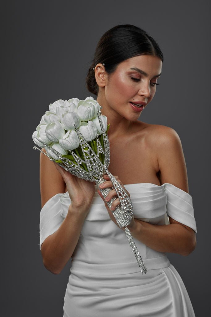 Bridesmaid Bouquet Holder, Bridal Accessories – Bridal Port, view 5