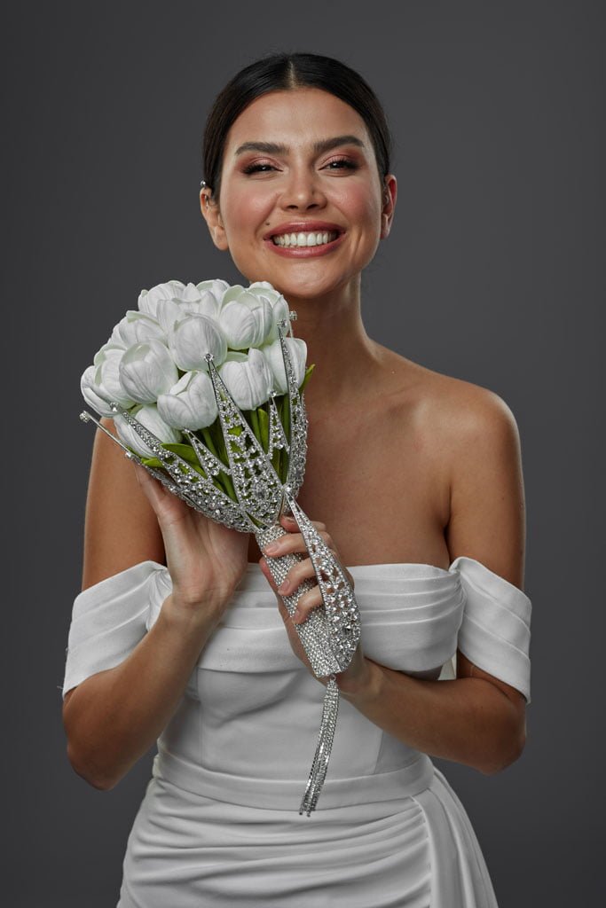 Bridesmaid Bouquet Holder, Bridal Accessories – Bridal Port, view 6