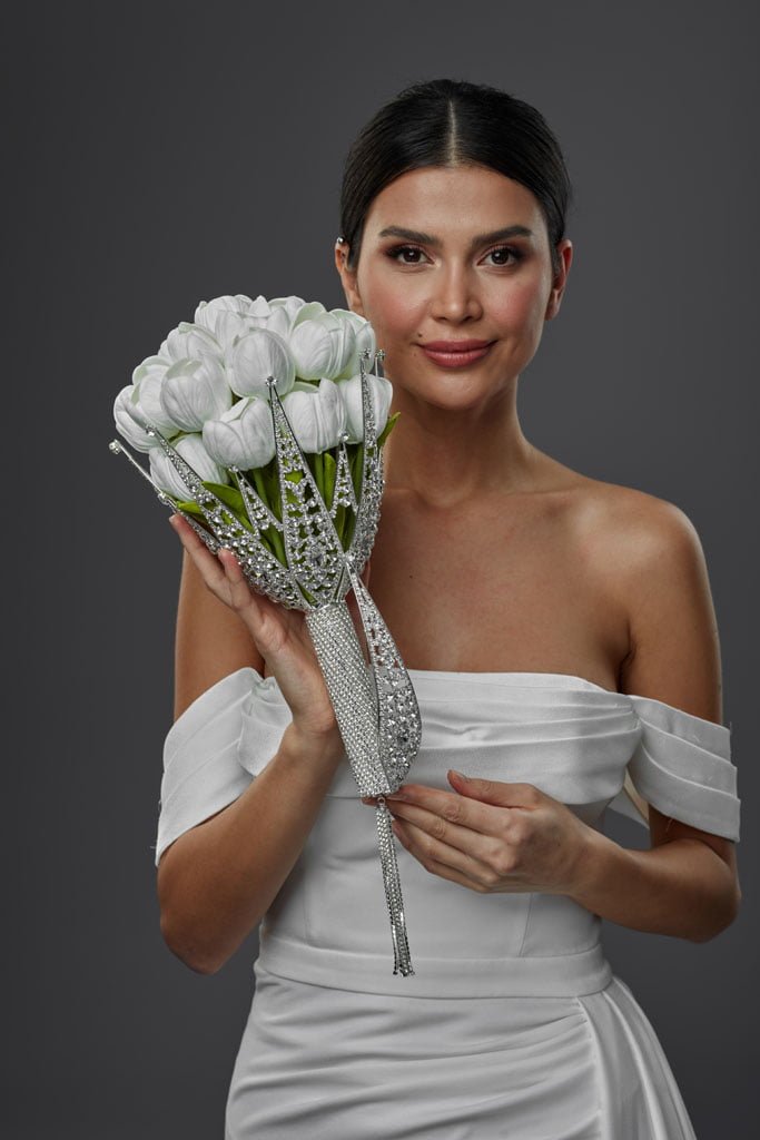 Bridesmaid Bouquet Holder, Bridal Accessories – Bridal Port, view 10