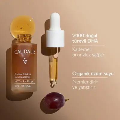 Caudalie Sunless Tanning Drops: Natural Bronzer with Hyaluronic Acid for Sunless Glow | Sensitive Skin Friendly