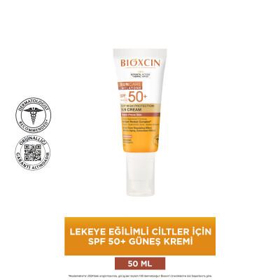 Bioxcin Sunscreen for Skin Prone to Spots - SPF 50+, Anti-Aging, Non-Greasy, Water-Resistant - Ideal for Sensitive Skin