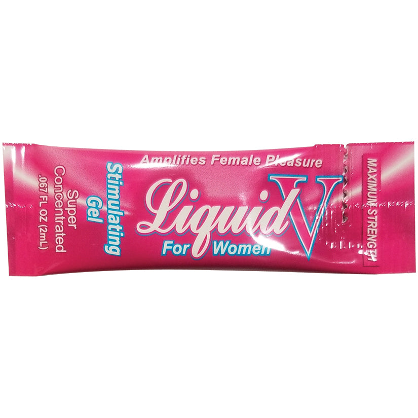 Love Spark Cove | Intimate Apparel, Pleasure Shop & Free Shipping Liquid V For Women Stimulating Gel Foil — main product shot
