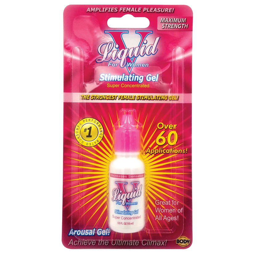 Love Spark Cove | Intimate Apparel, Pleasure Shop & Free Shipping Liquid V For Women Bottle .5oz Carded — main product shot