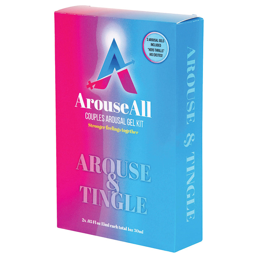 Love Spark Cove | Intimate Apparel, Pleasure Shop & Free Shipping ArouseAll Couples Arousal Gel Kit — main product shot