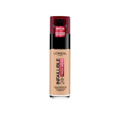 Loreal Paris Infaillible 24H Fresh Wear Foundation - Long Lasting, Natural Coverage with SPF 25