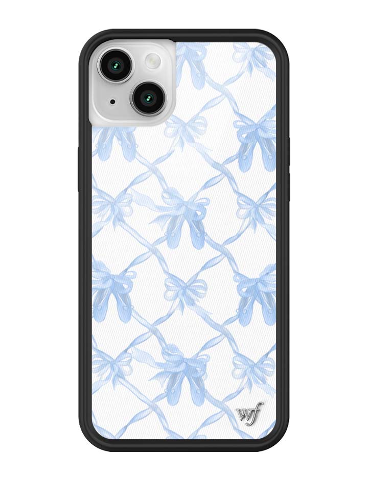 Wildflower Cases On Pointe | Blue iPhone Case — flat-lay composition