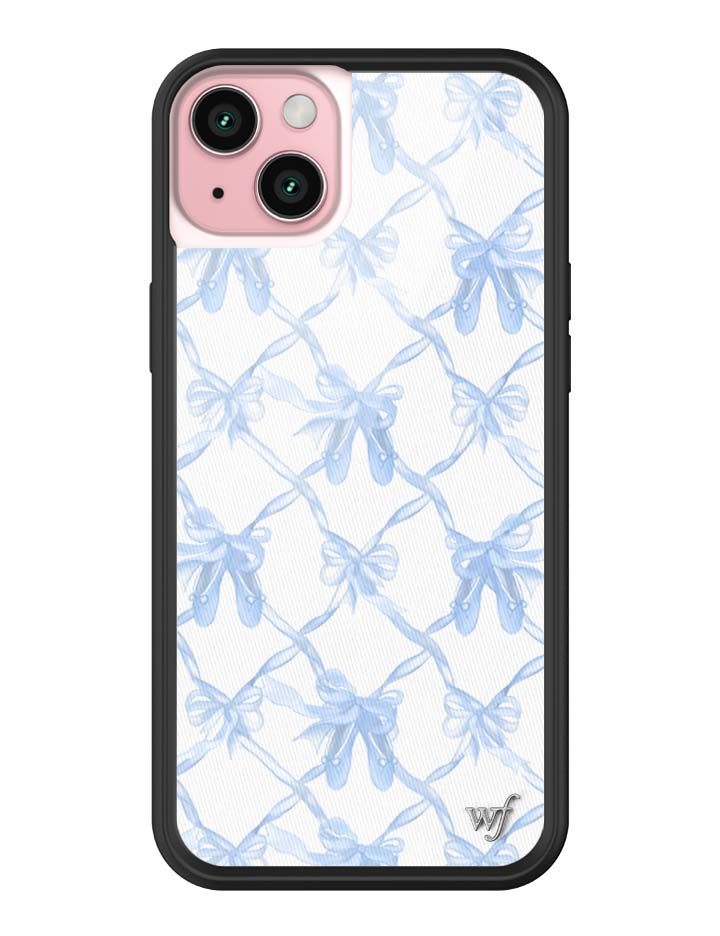 Wildflower Cases On Pointe | Blue iPhone Case — back view