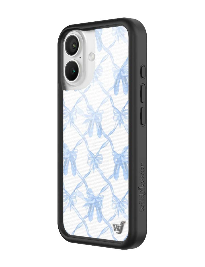 Wildflower Cases On Pointe | Blue iPhone Case — detail close-up