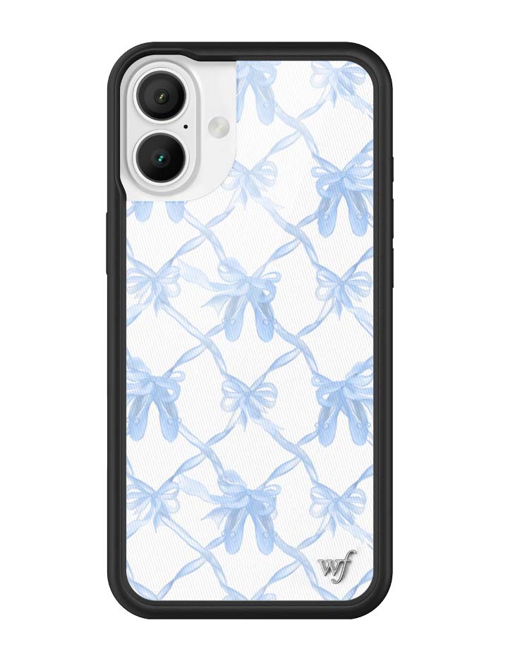 Wildflower Cases On Pointe | Blue iPhone Case — fabric or material detail