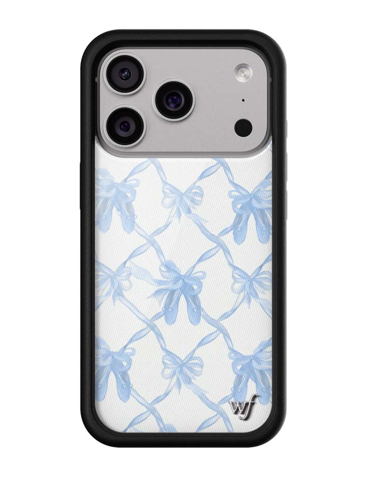Wildflower Cases On Pointe | Blue iPhone Case — side view