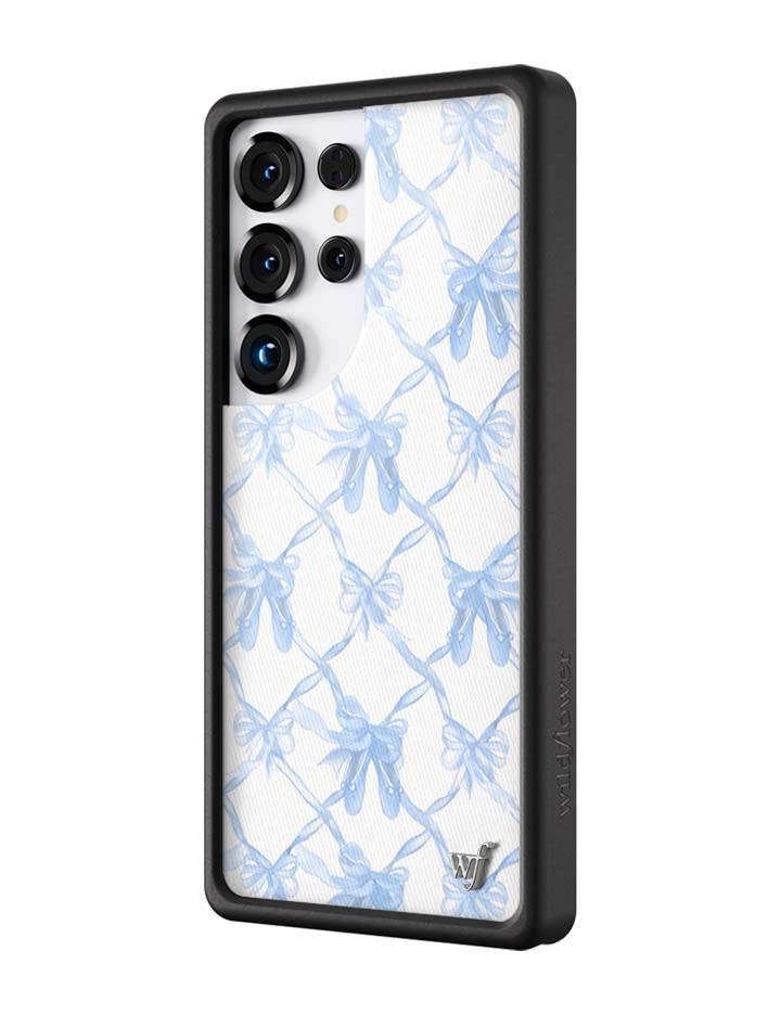 Wildflower Cases On Pointe | Blue Samsung Galaxy Case — detail close-up