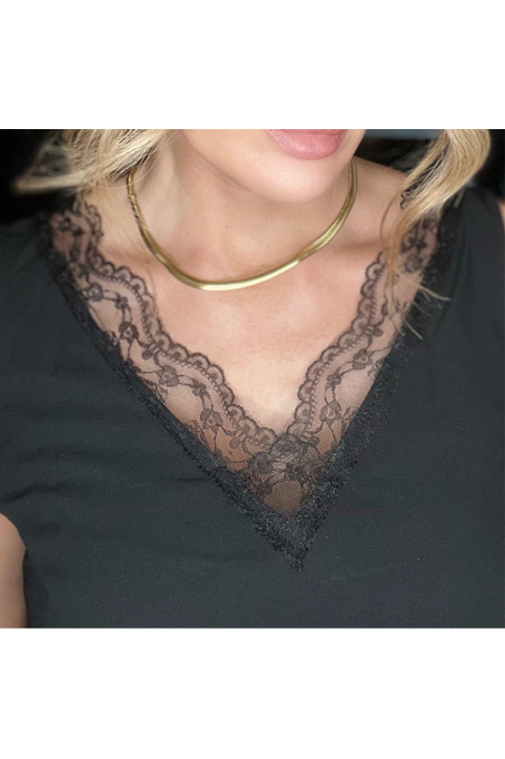 Pretty Little Patriot Pretty Little Patriot Herringbone Necklace -clearance — main product shot