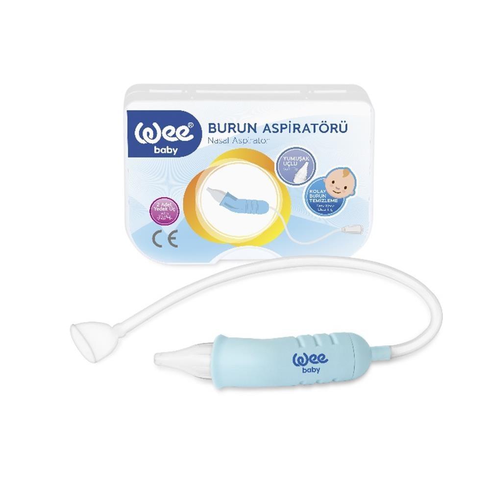 Wee Baby Nasal Aspirator - Soft Silicone Tip for Gentle Baby Nasal Care