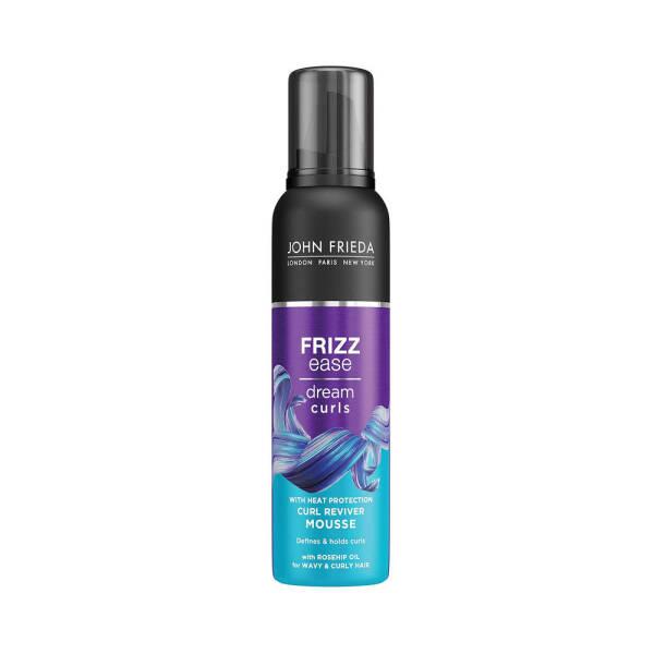 John Frieda Frizz Ease Curl Reviver Mousse - Enhances Curls & Reduces Frizz