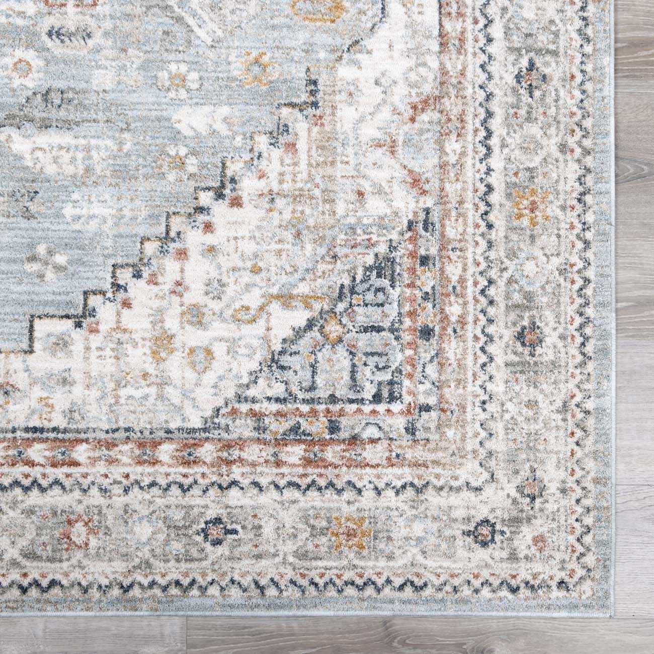 Kouta Gray Blue Area Rug – Boutique Rugs, view 7