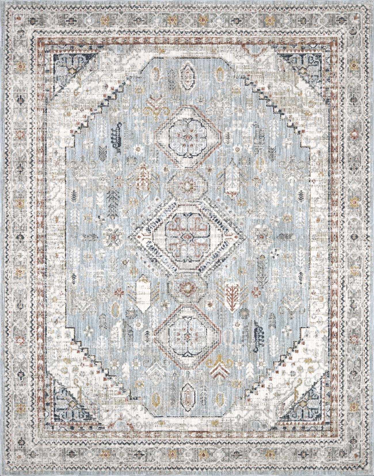 Kouta Gray Blue Area Rug – Boutique Rugs