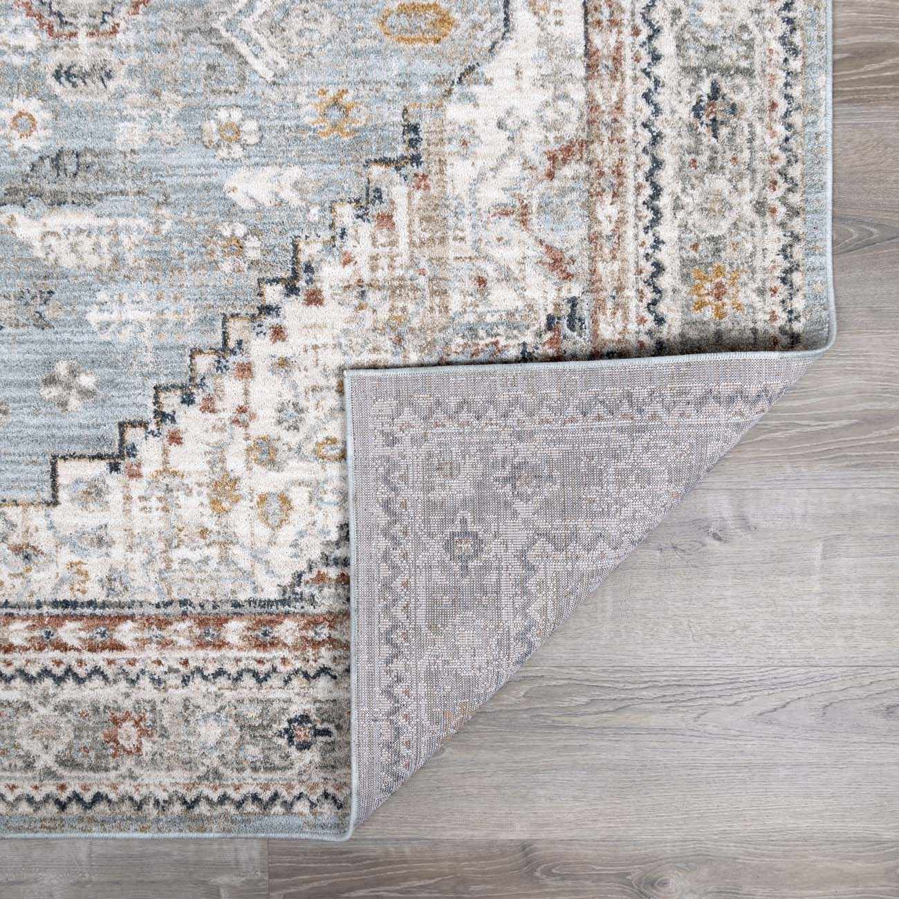 Kouta Gray Blue Area Rug – Boutique Rugs, view 5