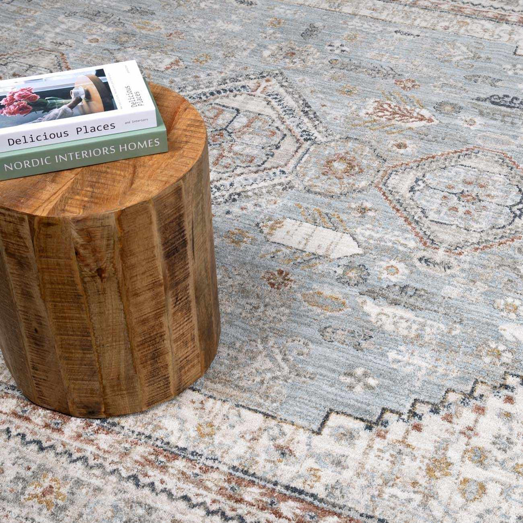 Kouta Gray Blue Area Rug – Boutique Rugs, view 4