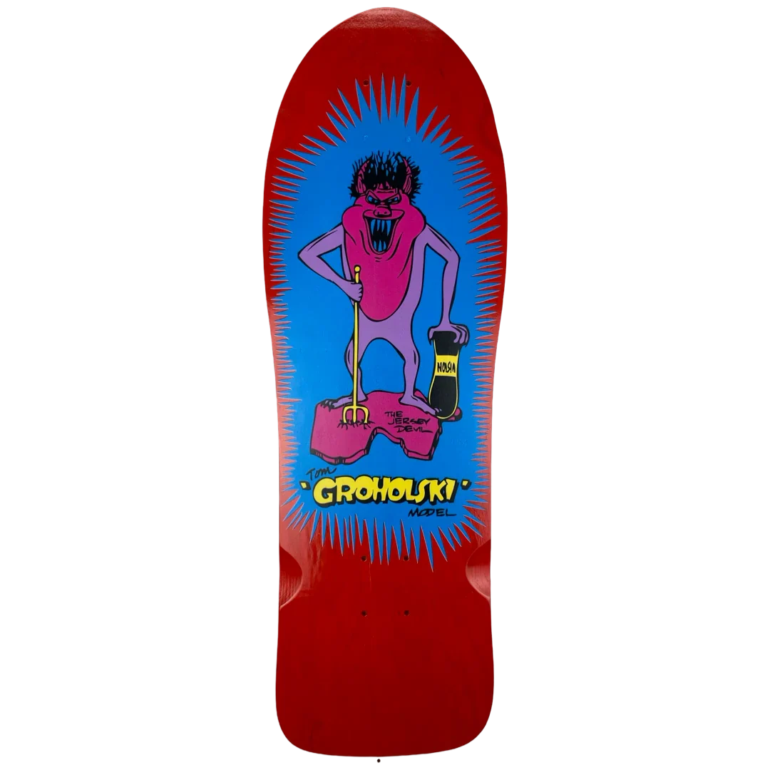 Vision Groholski Jersey Devil Deck - 9.5" Red Tint by Skates USA
